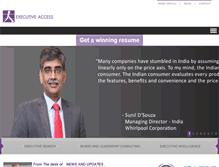Tablet Screenshot of executiveaccess.co.in